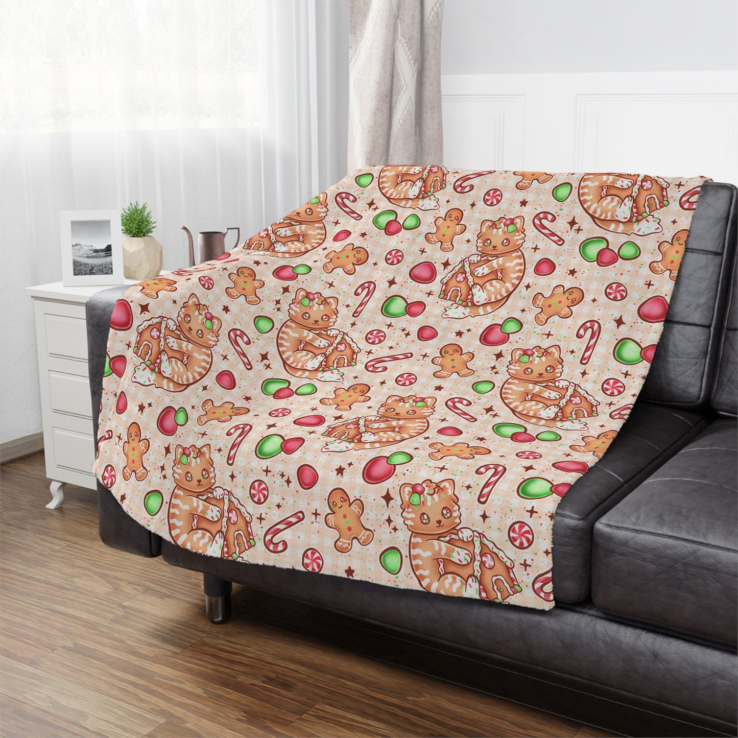 Ginger Bread Kitties Blanket PRE ORDER