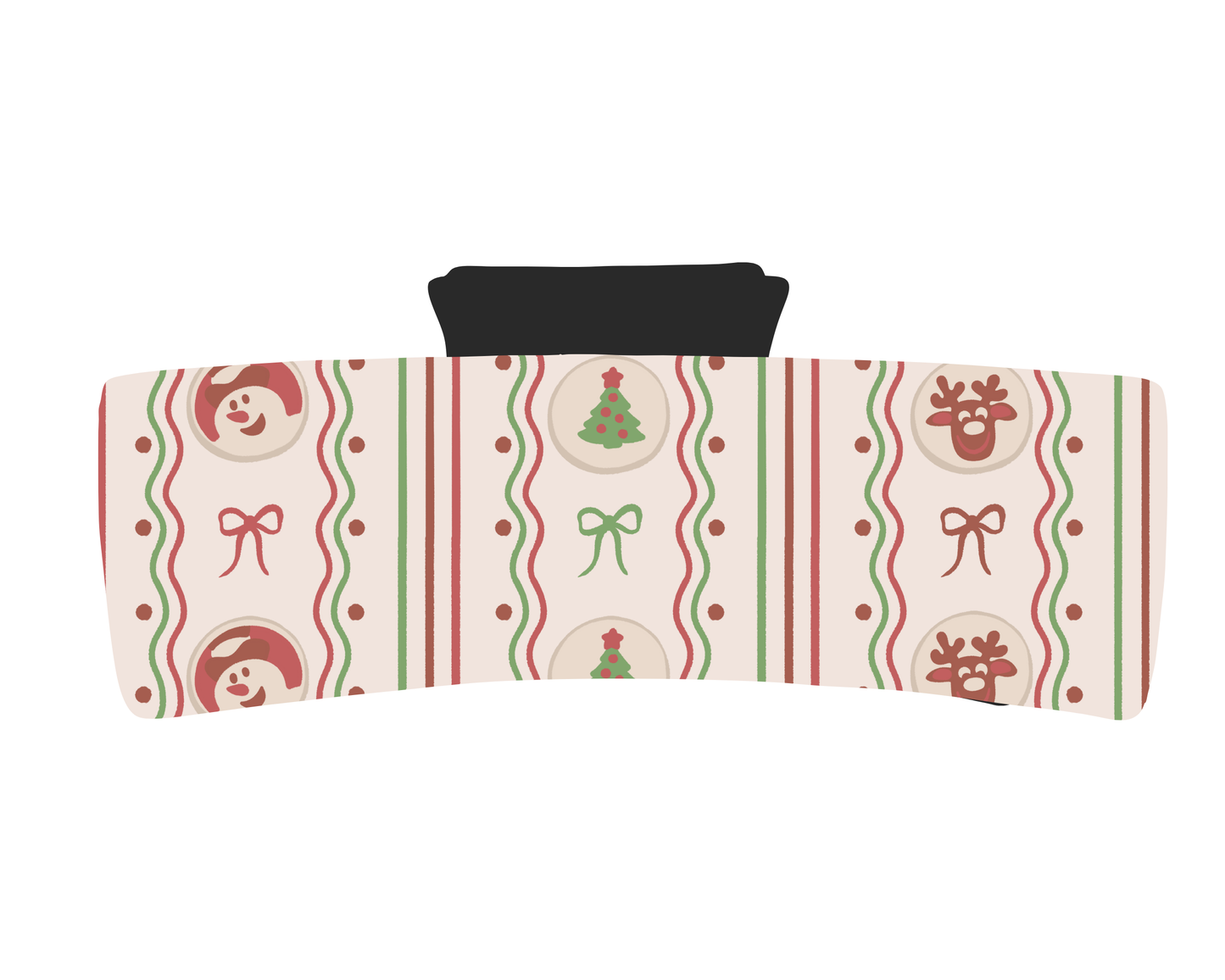 Holiday Cookies Claw Clip
