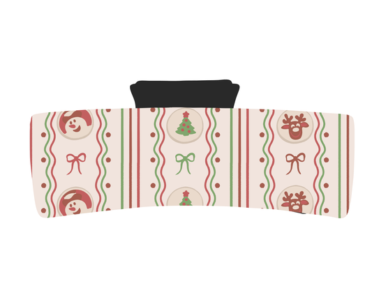 Holiday Cookies Claw Clip