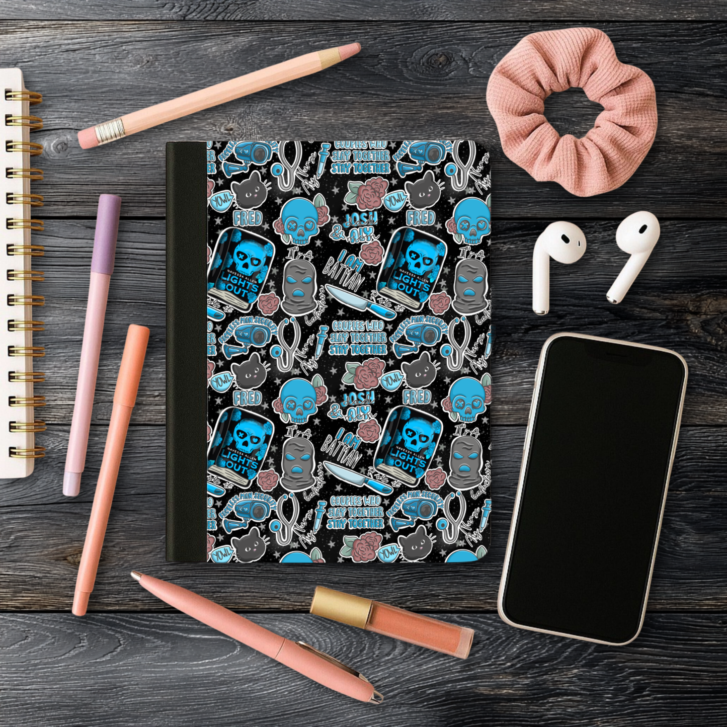 Into Darkness Triology Inspired  Notebook