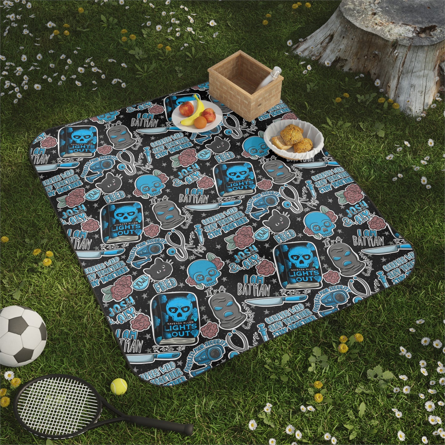 Into Darkness Picnic Blanket/Beach Towel