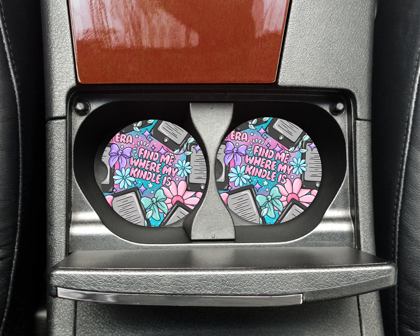 Kindle Era Car Coasters