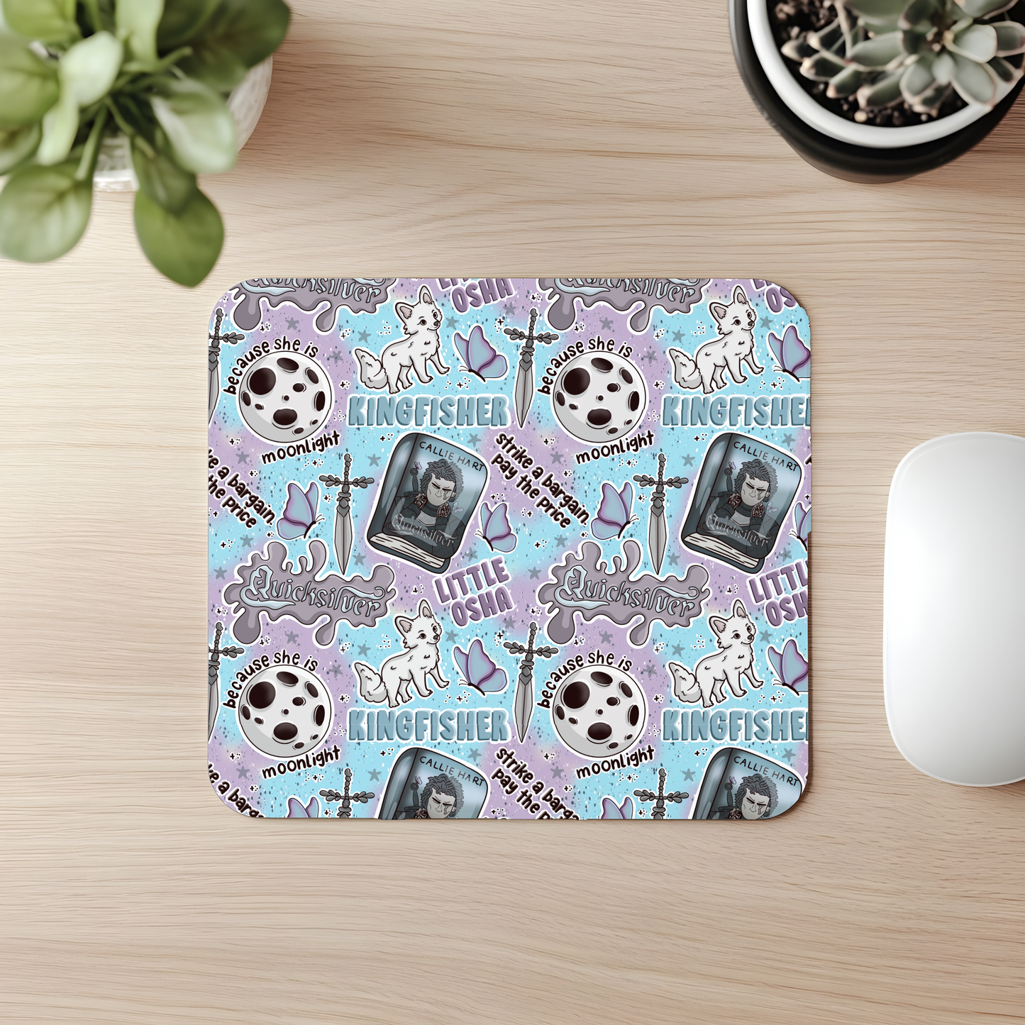 Kingfisher Mouse Pad/Desk Mat