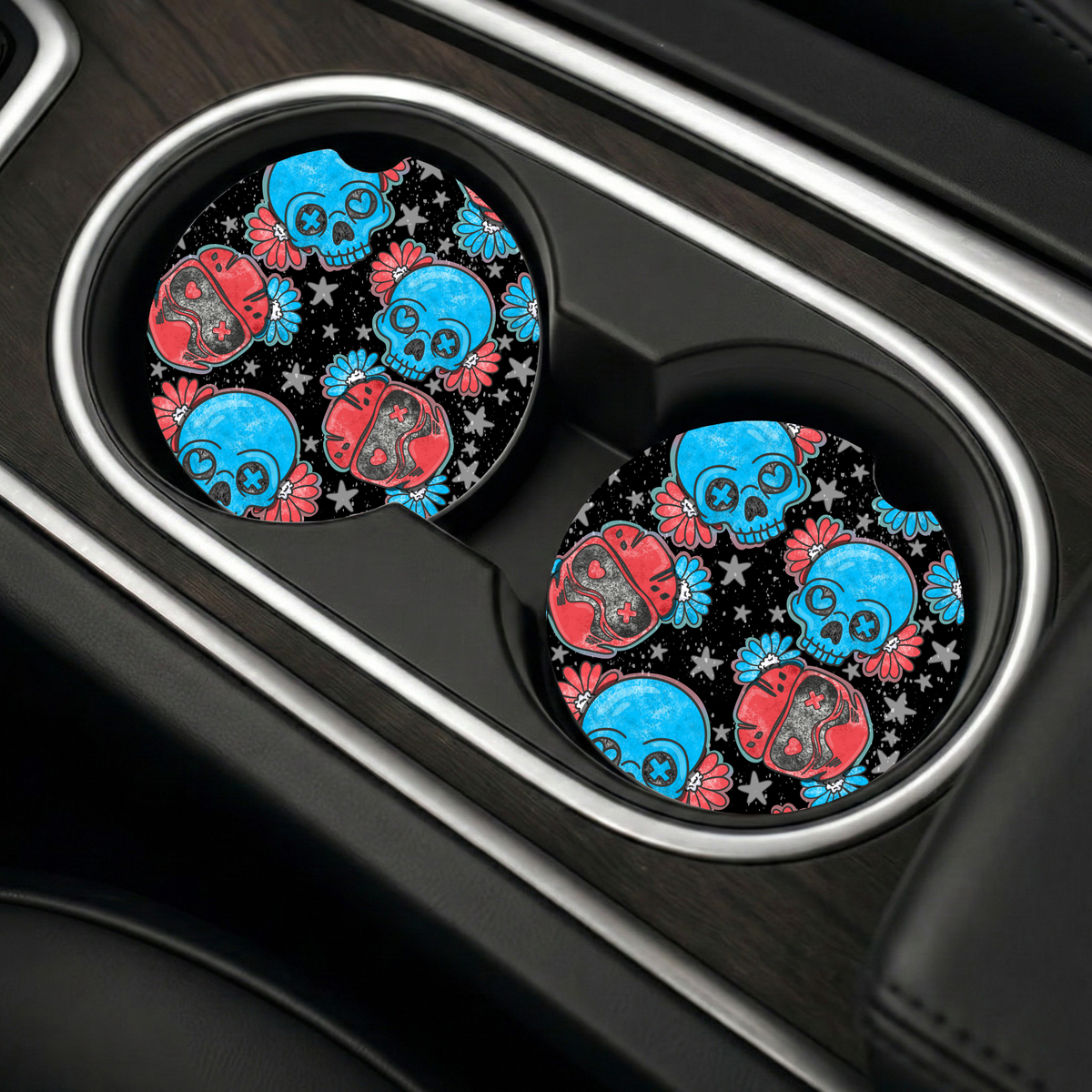 Into Darkness Inspired Car Coasters