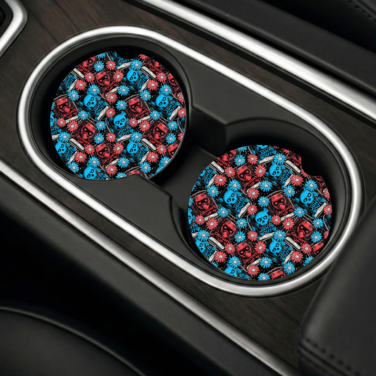 Into Darkness Inspired Car Coasters