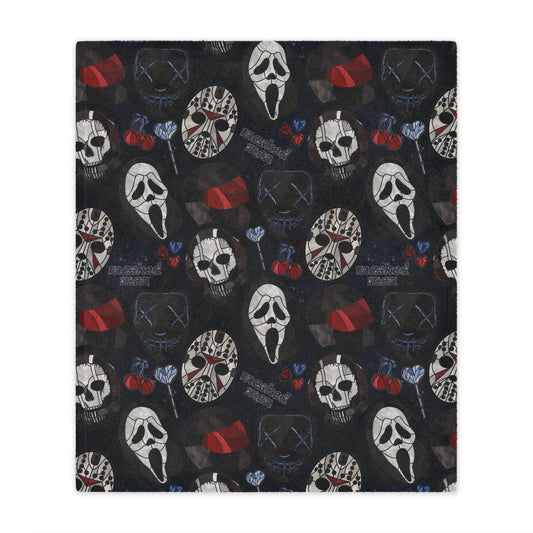 Masked Men Stained Glass Blanket PRE ORDER