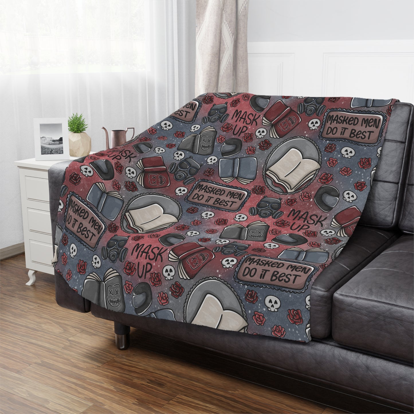Masked Up Bookish Blanket PRE ORDER