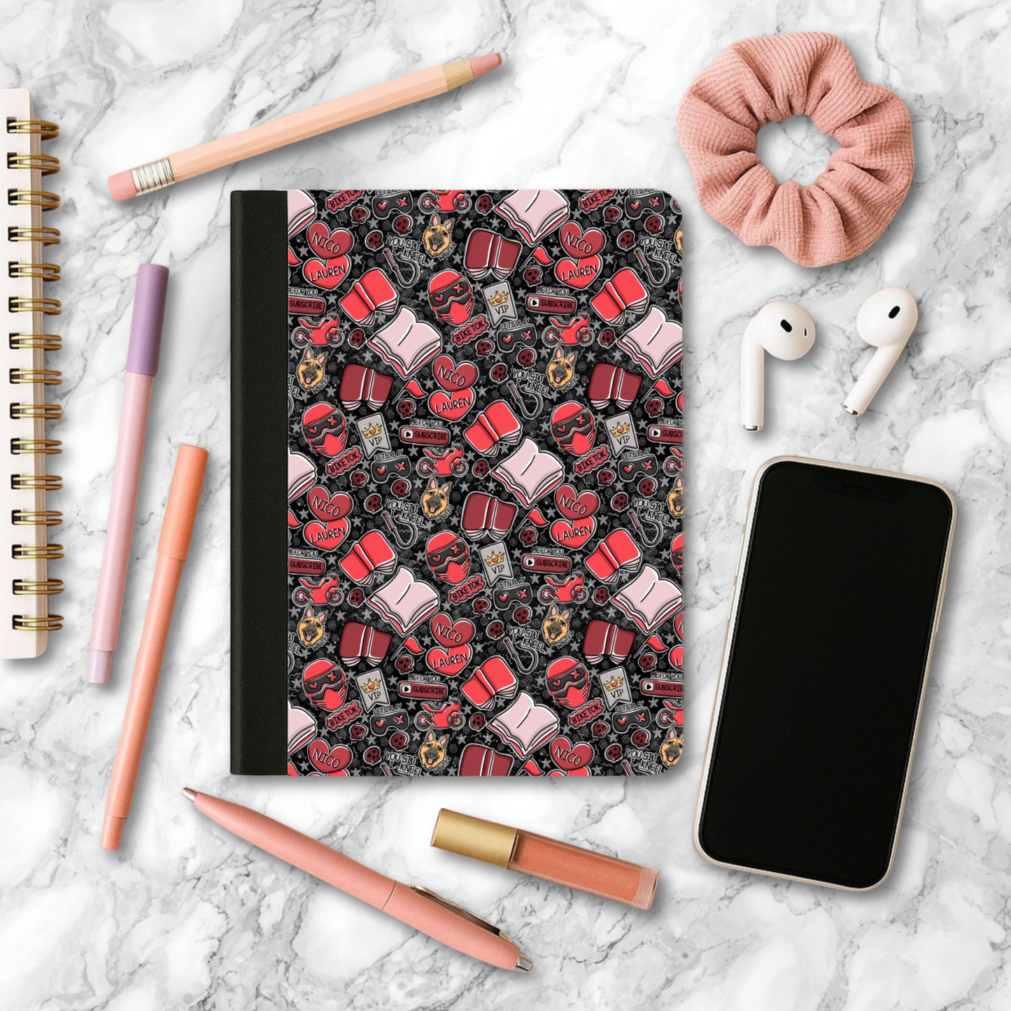 Into Darkness Triology Inspired  Notebook