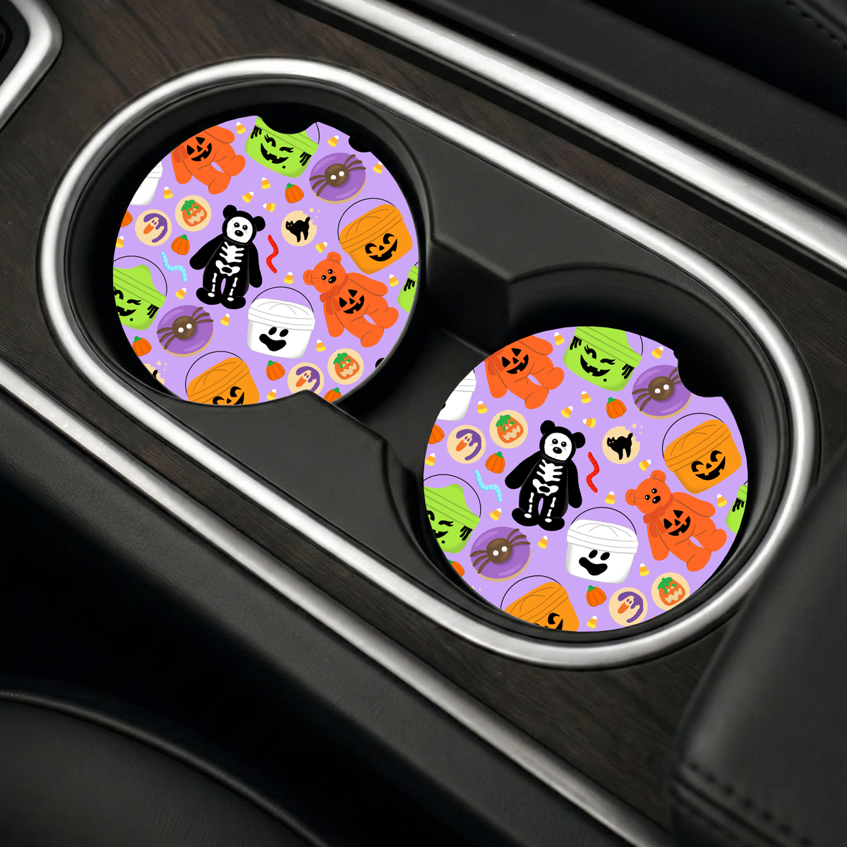 Nostalgic Halloween Car Coasters