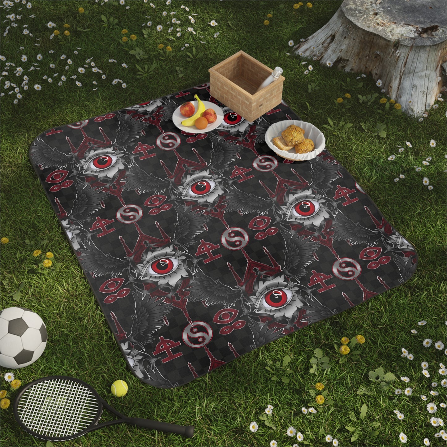 Omens Band Picnic Blanket/Beach Towel