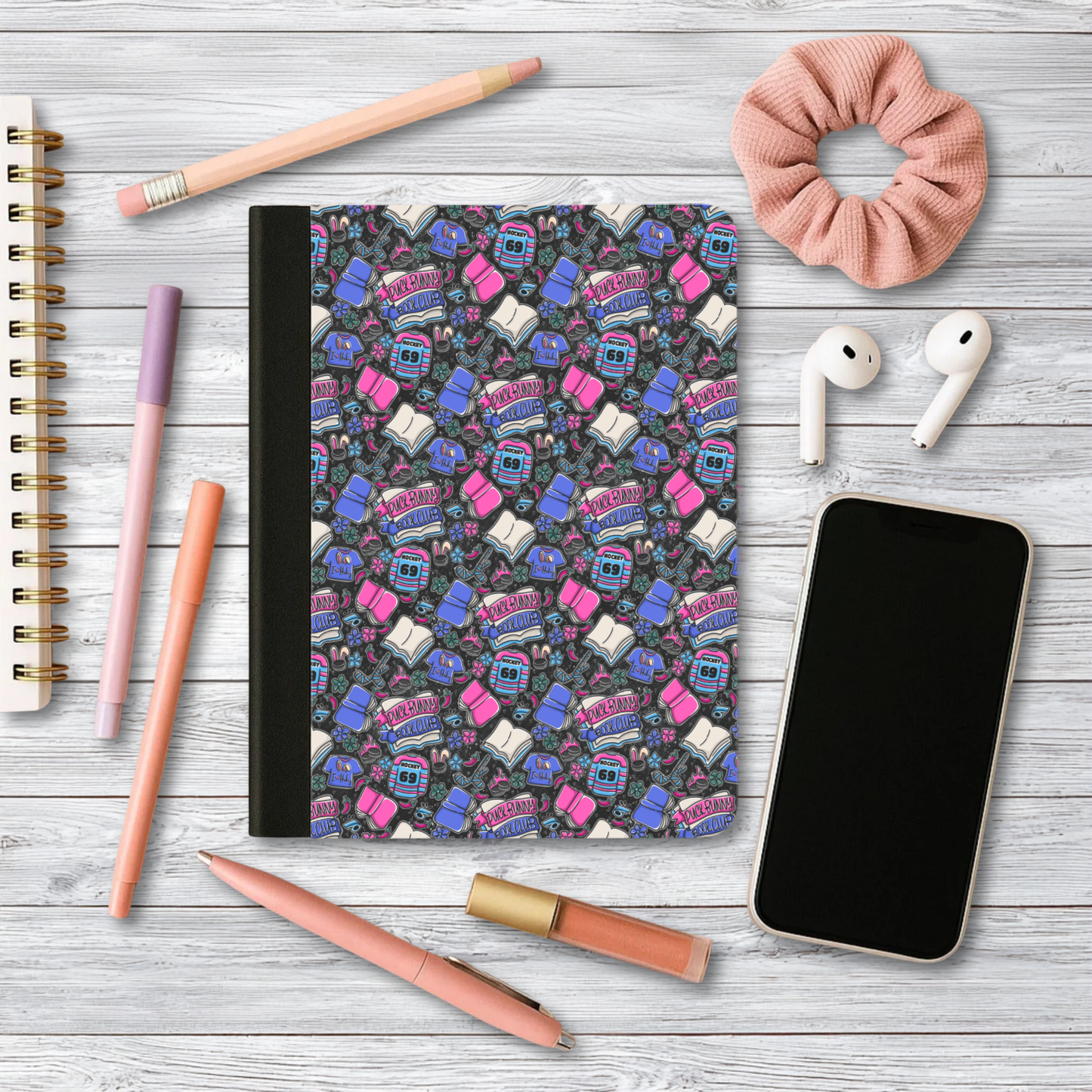 Puck Bunny Bookish Notebook