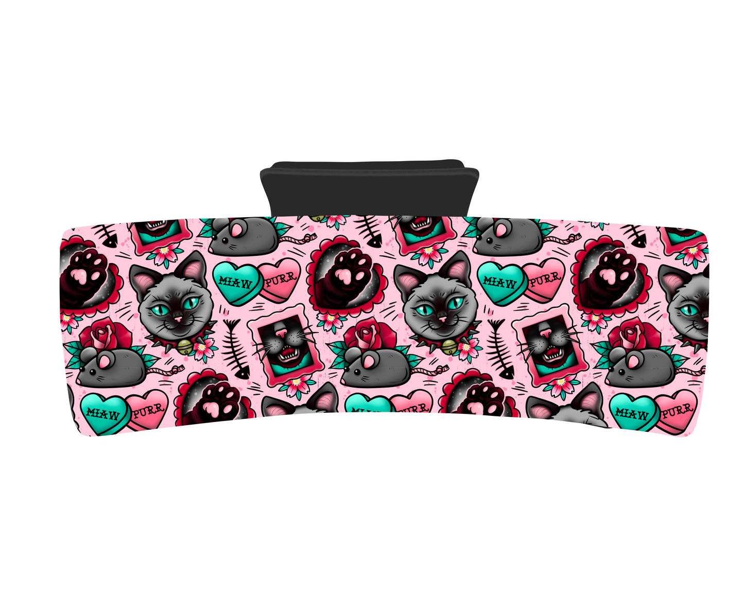 Siamese Tattoo Claw Clip