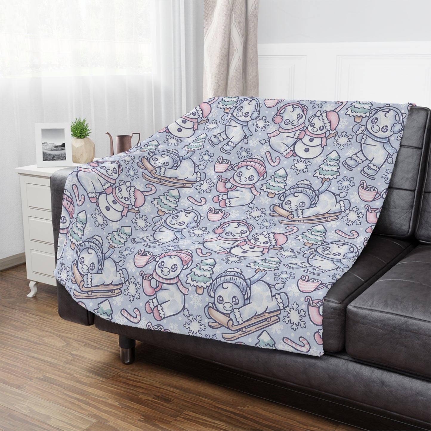Snow Cows Blanket PRE ORDER