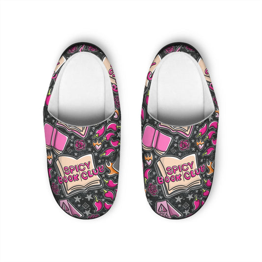 Spicy Books Ahead Women's Slippers PREORDER