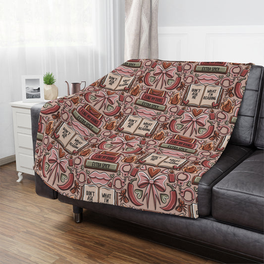 Don't Ask Me What I'm Reading Blanket PRE ORDER