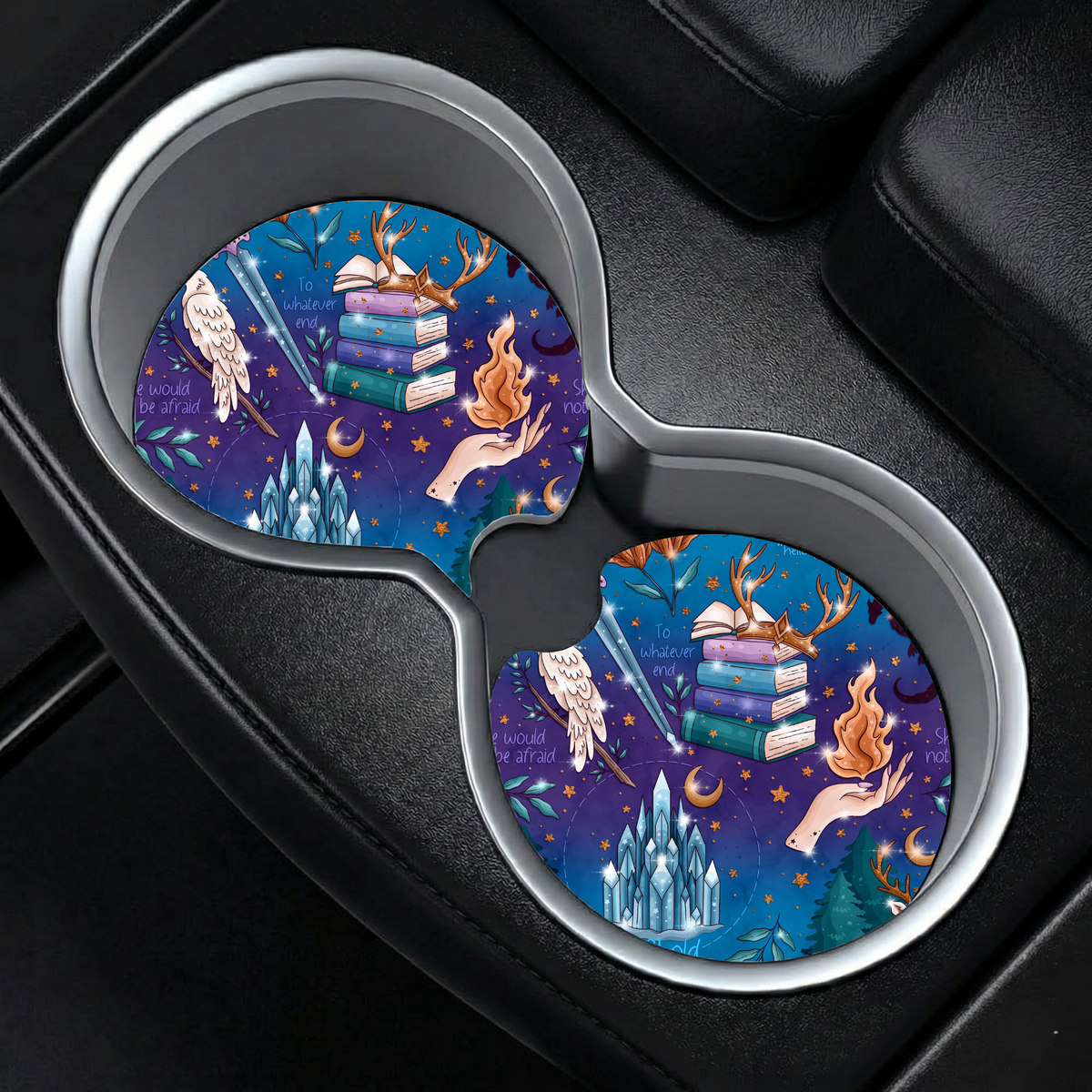 Glass Throne Bookish Car Coasters