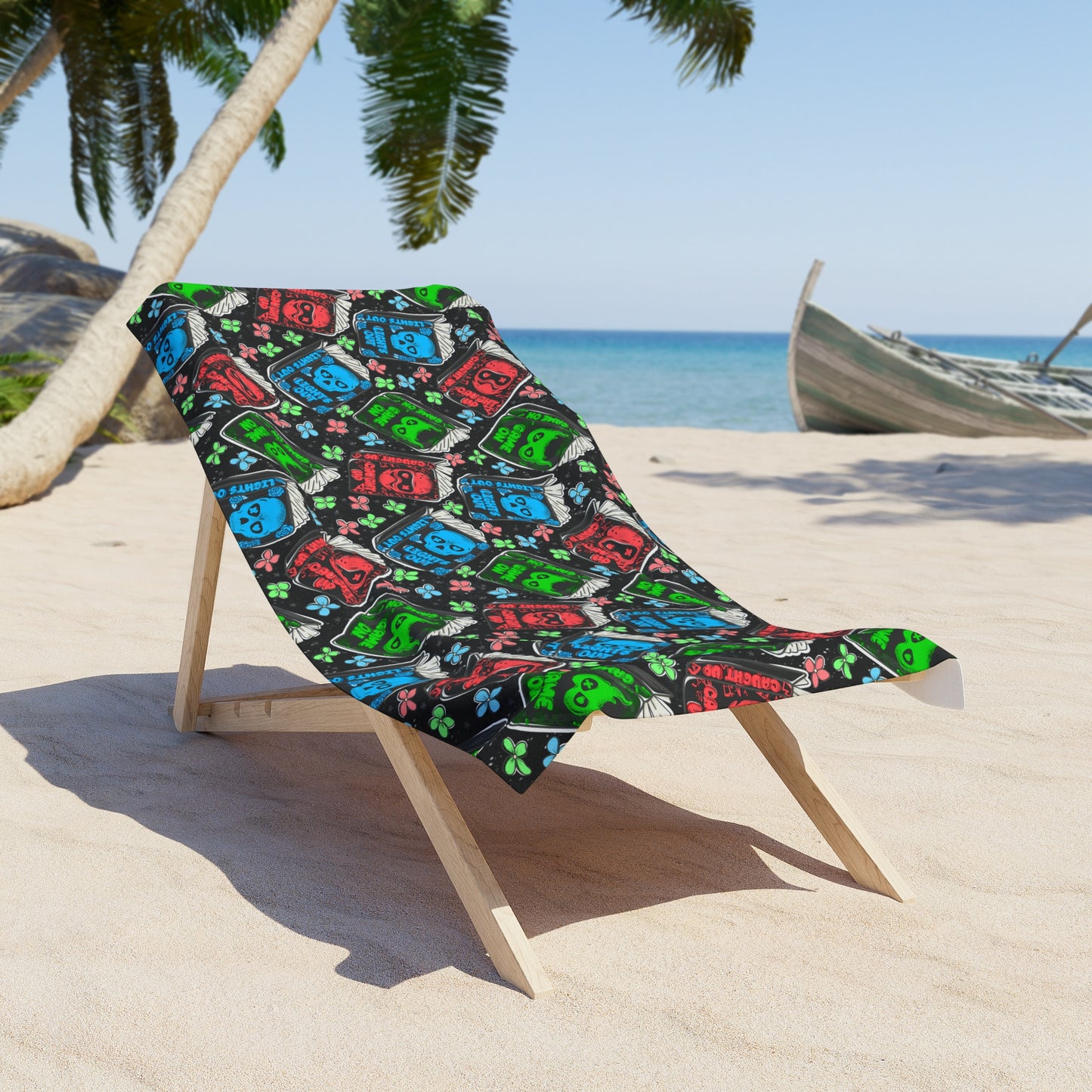 Into Darkness Picnic Blanket/Beach Towel