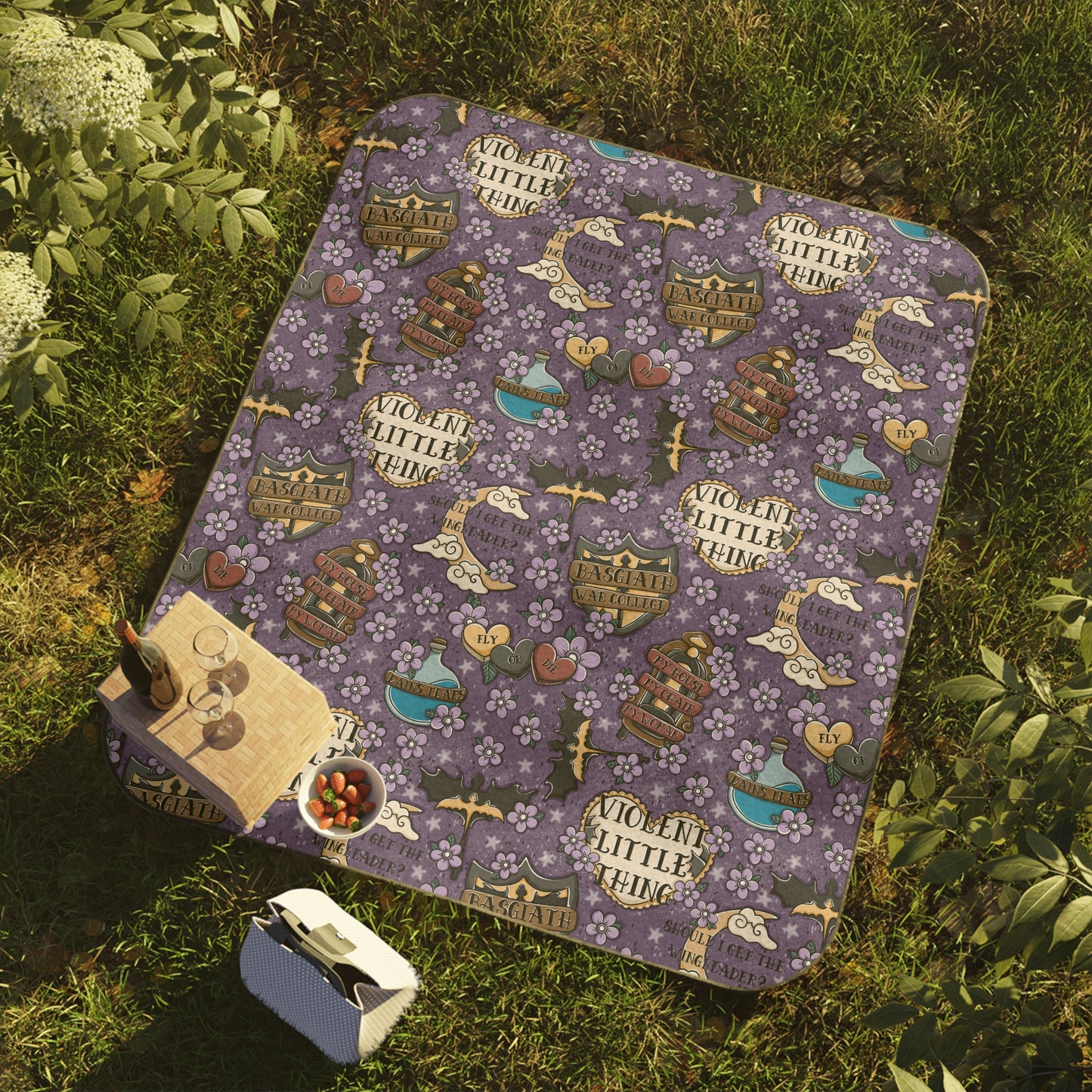Dragon College Picnic Blanket/Beach Towel