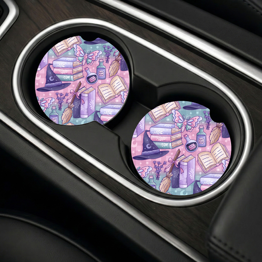 Witchy Vibes Car Coasters