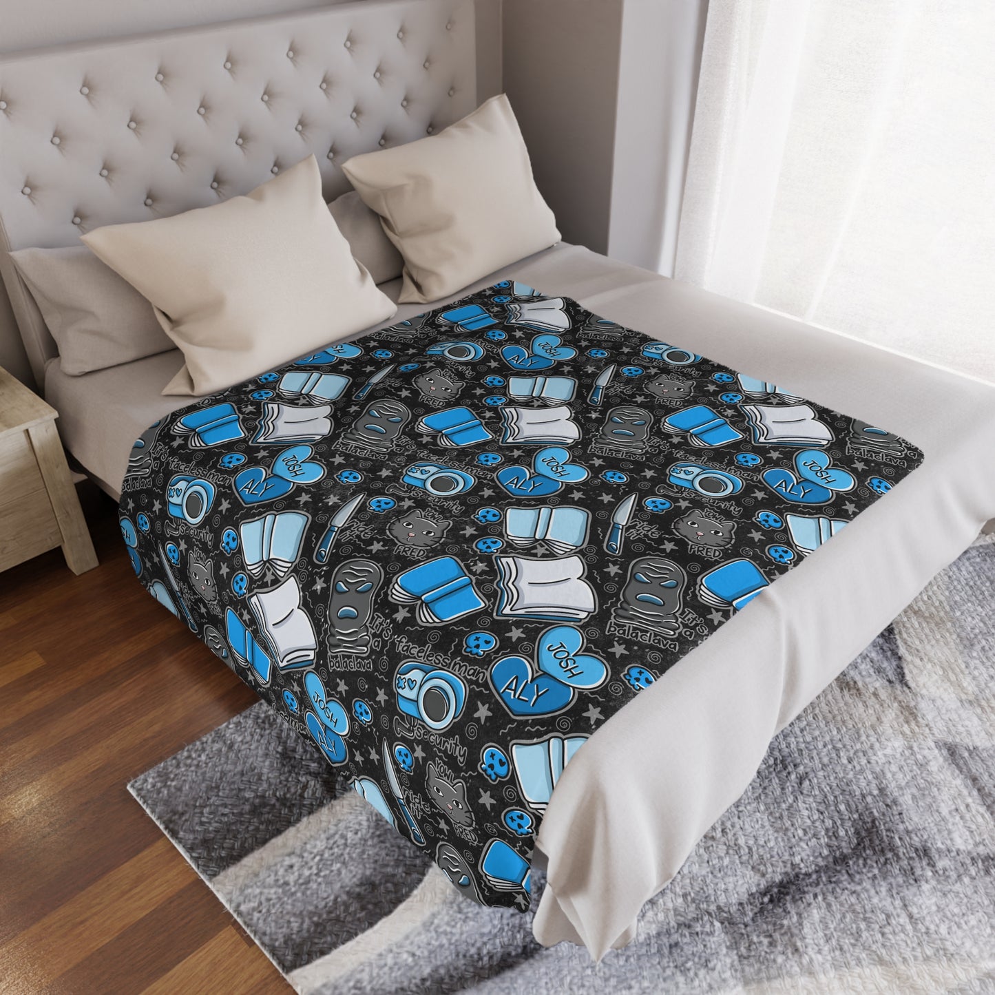 Into Darkness Books Blanket PRE ORDER